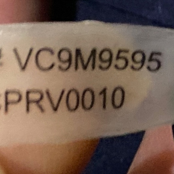 Vince Camuto Navy Floral Fit and Flare Scuba  Dress - Picture 15 of 15